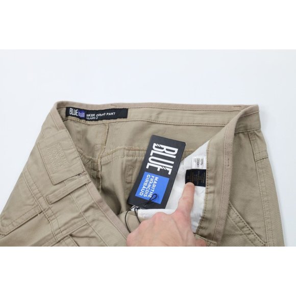 NOS Vtg 90s Marithe Francois Girbaud Mens 44x34 Baggy Relaxed Biker Cargo Pants - Picture 6 of 11